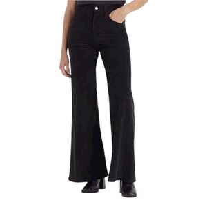 Levi's Women's Black ribcage bell jeans